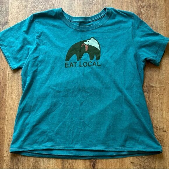 Patagonia Eat Local Upstream Regular Fit Tee Shirt Men’s XL - Picture 1 of 3